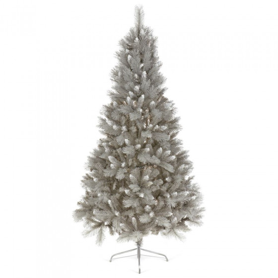 Premier Decorations Silver Tip Grey Fir Christmas Tree - 6.9FT