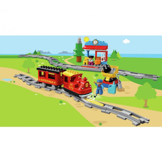 Lego 10874 Duplo Town Steam Train Toy Building Set