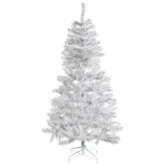 Home 6ft Pre-Lit Iridescent Christmas Tree - White