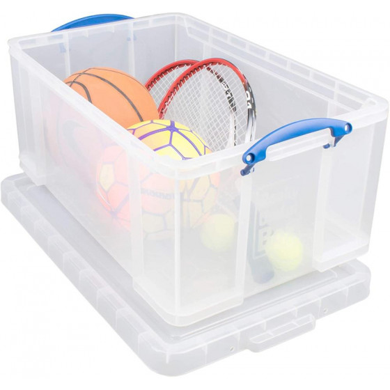 Really Useful 64 Litre Clear Storage Box (No Lid)