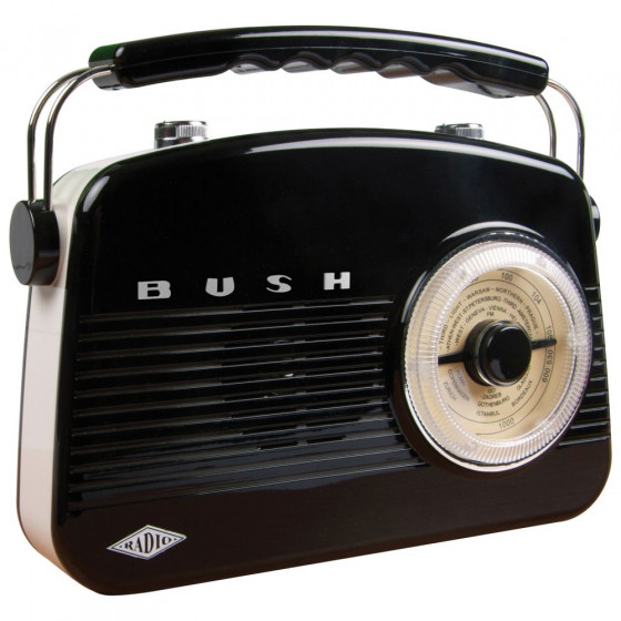 Bush Retro Mini FM Radio - Black