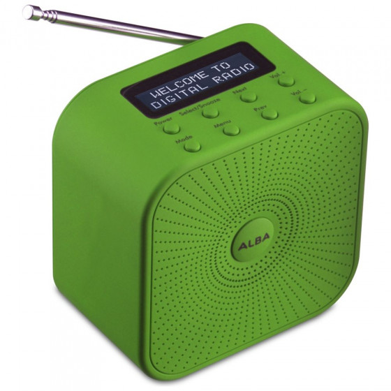 Alba Mono DAB Radio - Green