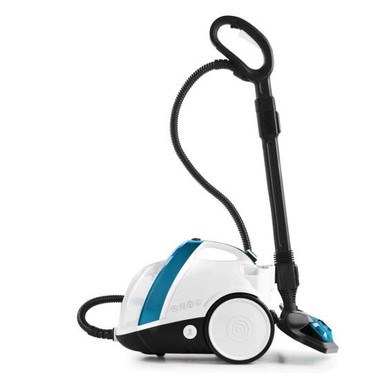 Polti Vaporetto Smart 100_B Compact Steam Cleaner - White & Blue