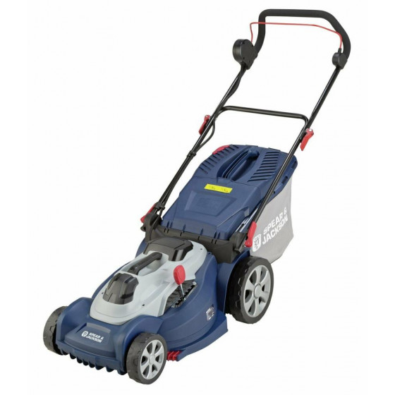 Spear & Jackson 44cm Cordless Rotary Lawnmower & 2 Batteries - 36V