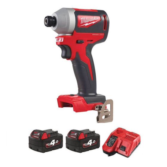 Milwaukee M18BLID-402C 18v Brushless 1/4in Hex Impact Driver