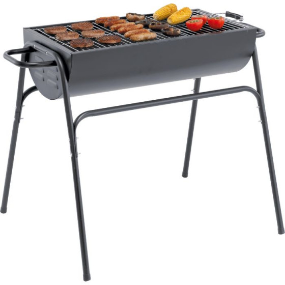 Half Oil Drum Charcoal BBQ
