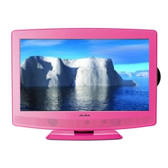 Alba 19inch High Definition Ready LCD TV/DVD Combi in Pink