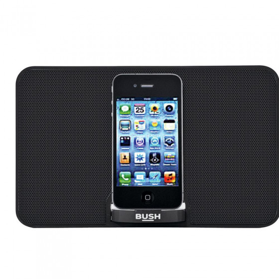 Bush Portable iPod & iPhone Speaker Dock - Black