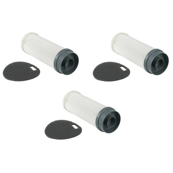 Pack of 3 Vax Replacement Vacuum Cleaner HEPA Filter Kit