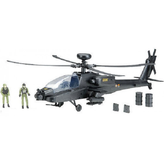 Battle Zone AH-64 Apache Longbow Helicopter Playset