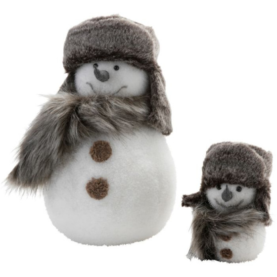 Large and Small Snowmen Christmas Decorations