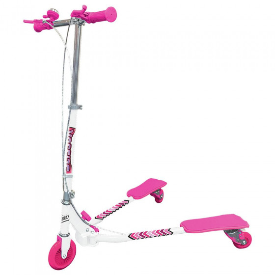 Ozbozz Scissor Scooter - White/Pink