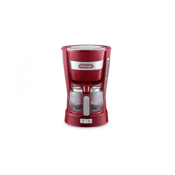 DeLonghi ICM14011.R Active Line Filter Coffee Machine - Red