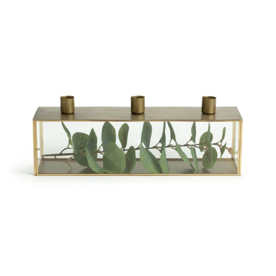 Habitat Taper 3 Candle Glass Holder