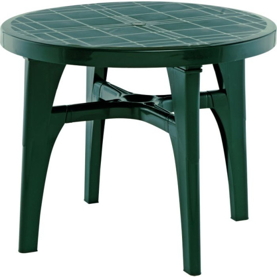 Deluxe Round Garden Table - Green.