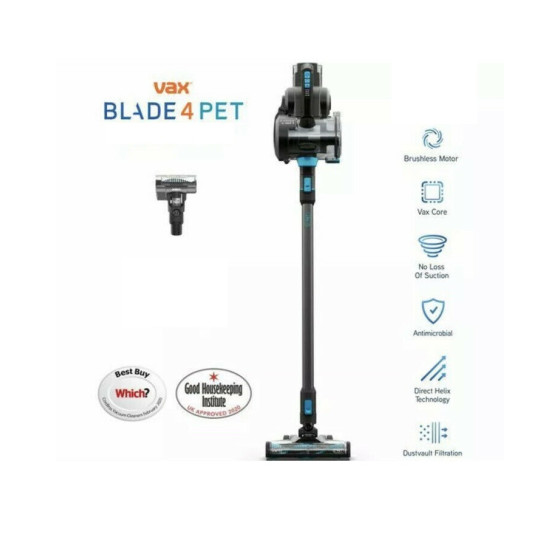 VAX CLSV-B4DP ONEPWR Blade 4 Pet Cordless Vacuum Cleaner - Bare Machine