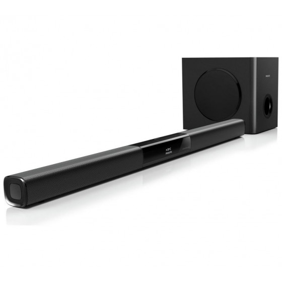 Philips HTL3110B 120W 2.1Ch Sound Bar with Wireless Sub (Unit Only)