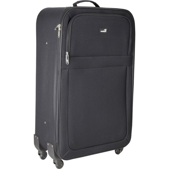 Go Explore Large 4 Wheel Suitcase - Black