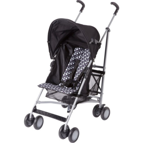 BabyStart Premium Pushchair - Black and White