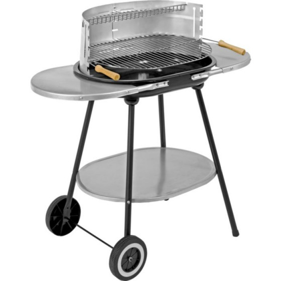 Steel Trolley Charcoal BBQ