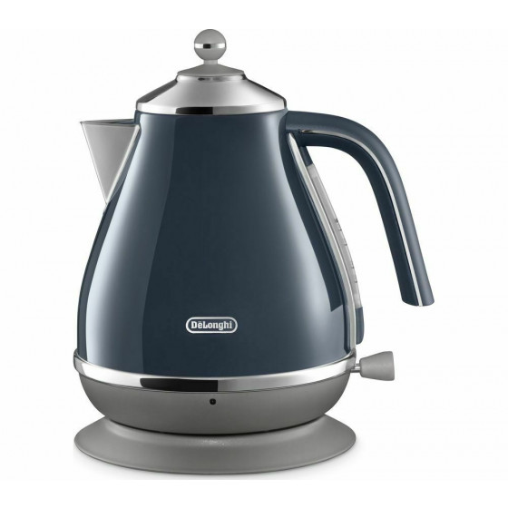 DeLonghi Icona Capitals KBOC3001BL Cordless Jug Kettle - Blue