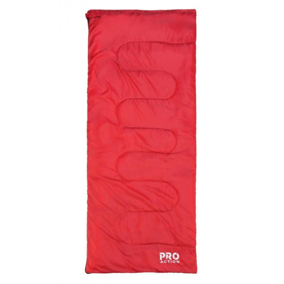 ProAction 200gsm Envelope Single Sleeping Bag - Red