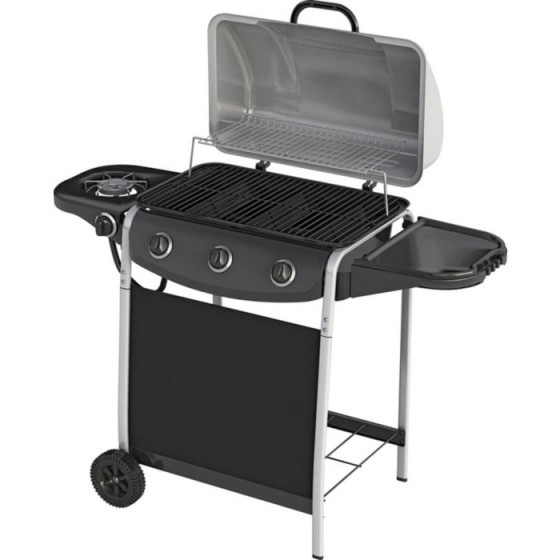 3 Burner Gas BBQ with Side Burner
