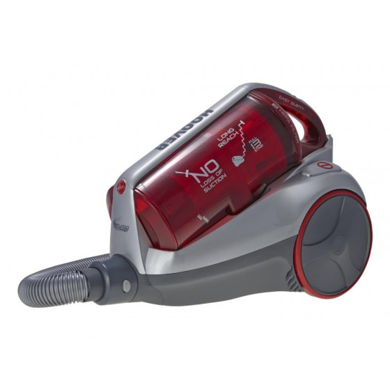 Hoover TTU1510 Red Turbo Power Bagless Cylinder Vacuum Cleaner