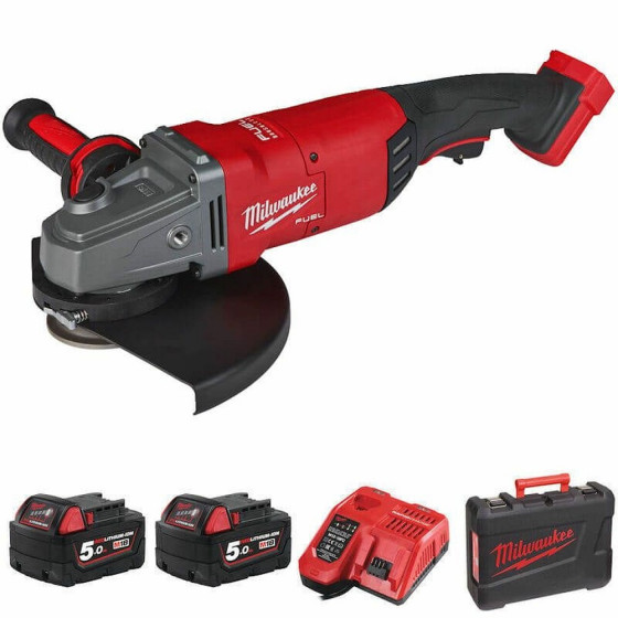 Milwaukee M18FLAG230XPDB-502C 18v Li-ion Fuel 9in Angle Grinder