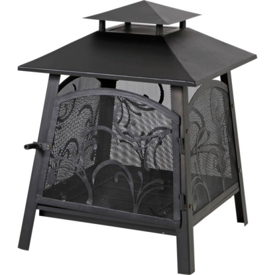La Hacienda Decorative Steel Fireplace