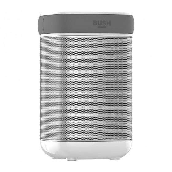 Bush Wireless Speaker With Wi-Fi - Silver/ White