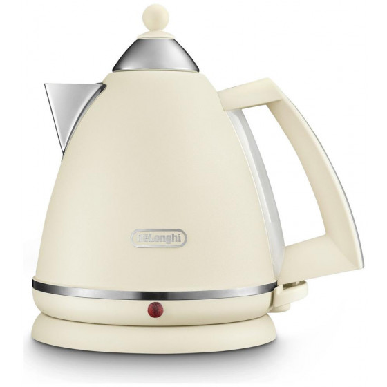 DeLonghi KBX3016.BG Argento Flora 3kw Cordless Jug Kettle - Beige