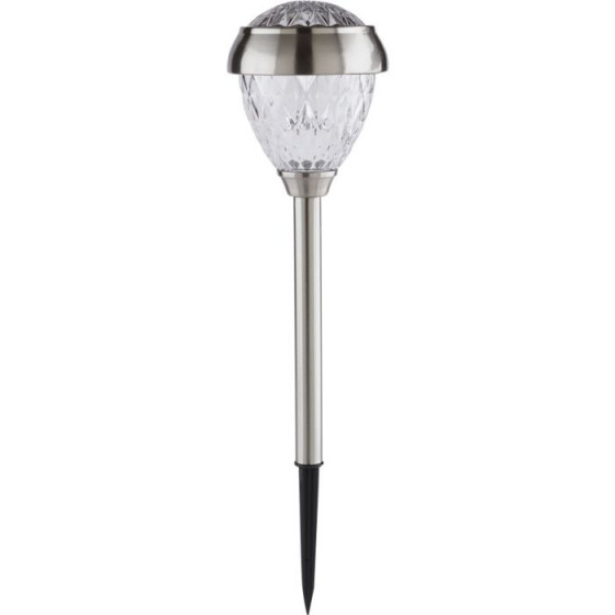 Solar Stainless Steel Crown Twin Lights - Set of 6