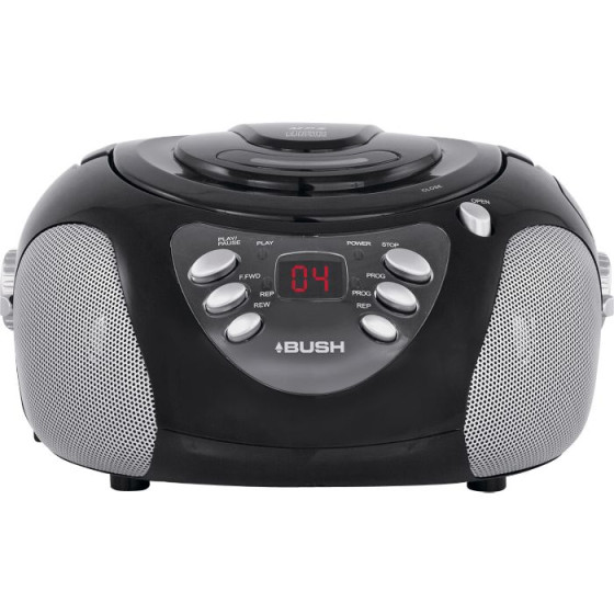 Bush Portable CD/MP3 Radio Player - Black. (CBB19MP3BLACK)