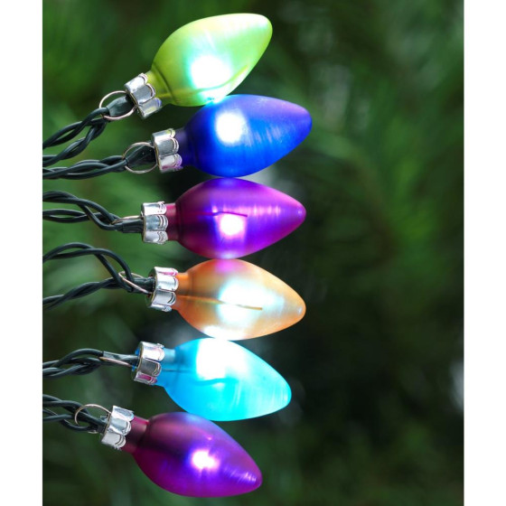 Habitat Retro 40 LED Multicoloured Bulbs Christmas Lights