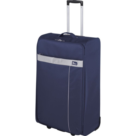 Go Explore Lightweight Large 2 Wheel Suitcase - Navy