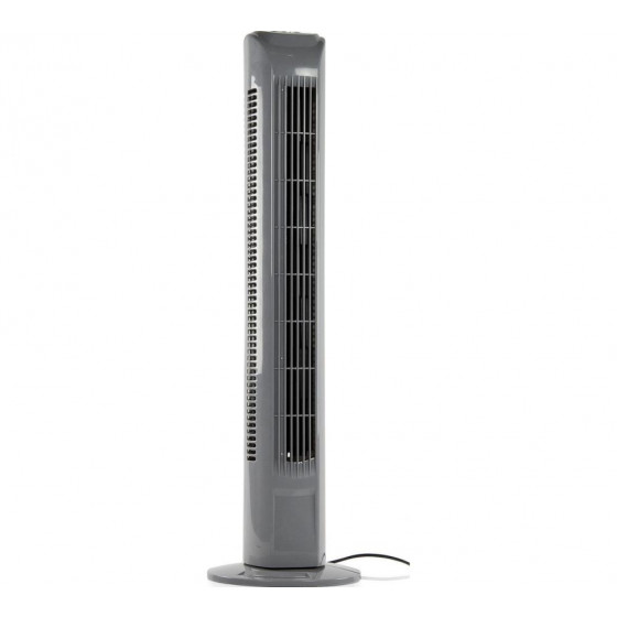 Challenge Grey Oscillating Tower Fan With Remote Control