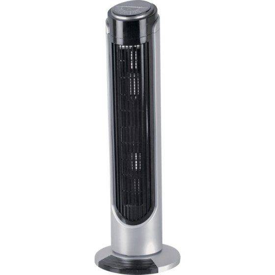 Challenge Silver Oscillating Tower Fan