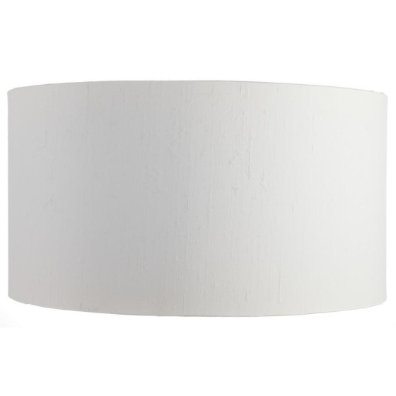 Habitat 49cm Silk Drum Light Shade - White