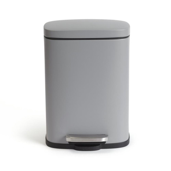 Habitat Rectangular Bathroom & Bedroom Bin - Grey
