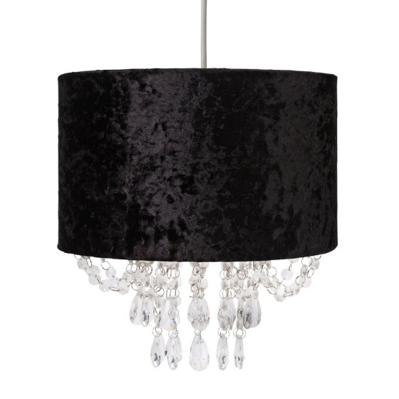 Home Venice Beaded Shade - Black