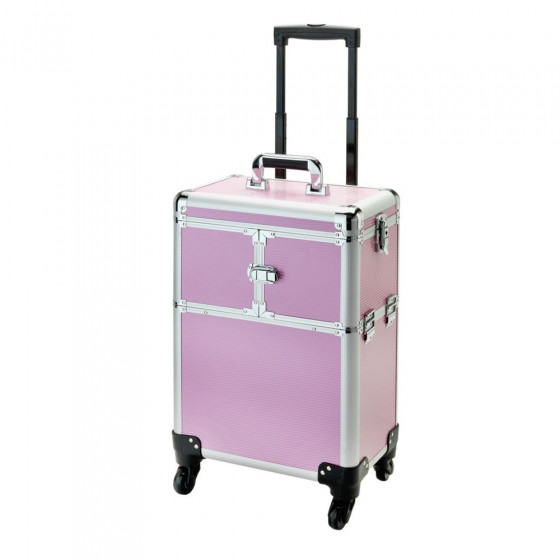 Large Pink Trolley Case (No Mirror)