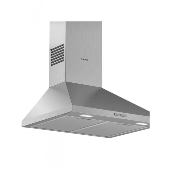 Bosch DWP64BC50B 60cm Pyramid Chimney Cooker Hood - Stainless Steel