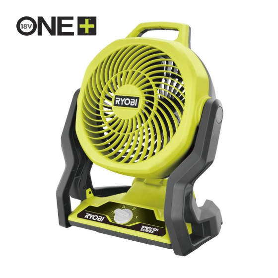 Ryobi RF18-0 18V ONE+ Cordless 3-Speed WHISPER™ Fan (Bare Tool)