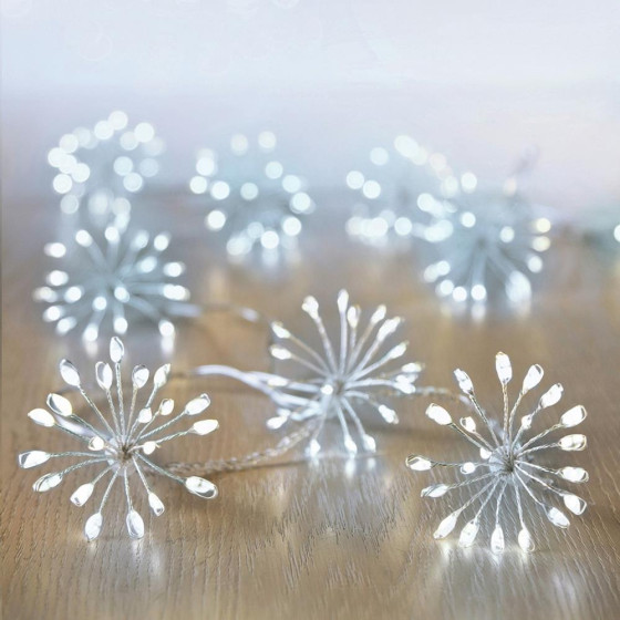 Premier 600 White Multi-function Christmas LED Lights - 5m