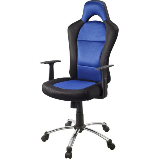 Gaming Chair - Blue and Black
