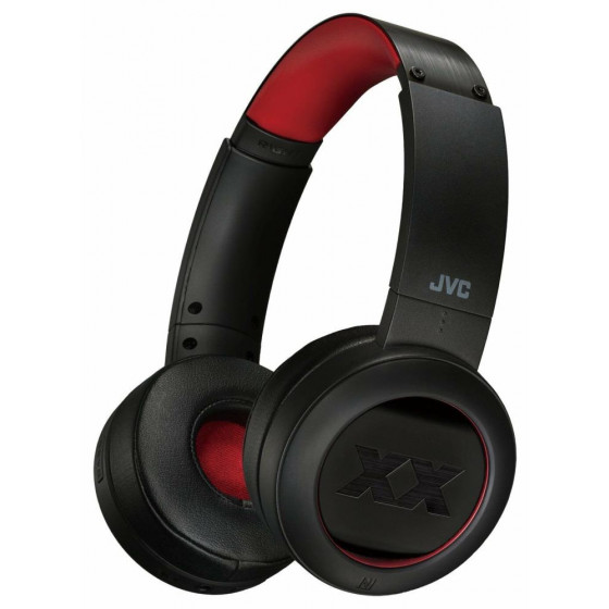 JVC XX HA-XP50 On-Ear Bluetooth Headphones - Black/Red