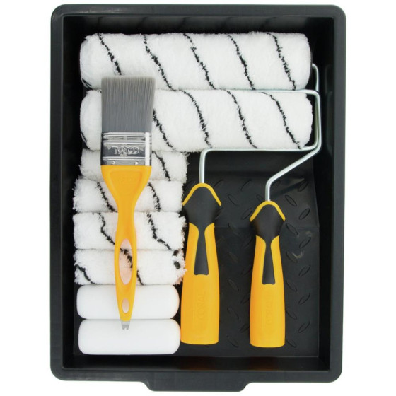 Coral 12 Piece Paint Roller & Brush Set