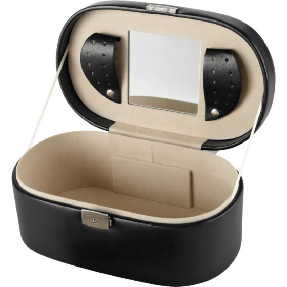 Oval Black Jewellery Box