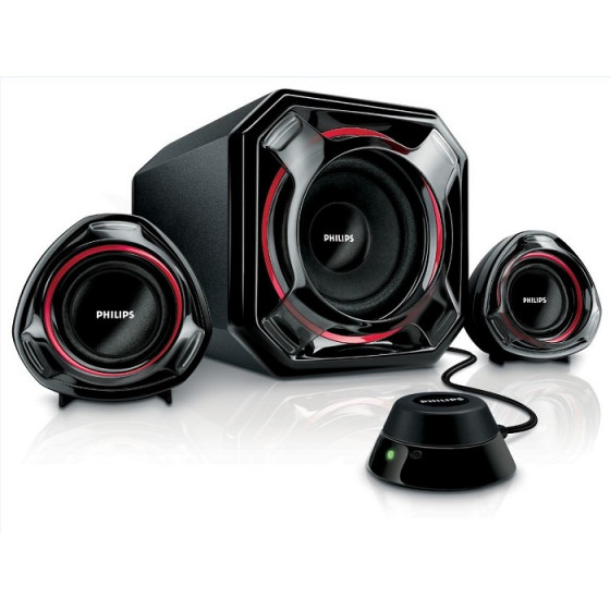 Philips SPA5300 2.1 100W Speakers - Black